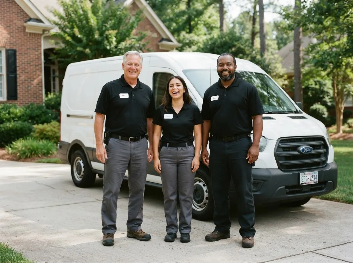 The Copper Bell Pest Control team, pest control service in Cary, NC